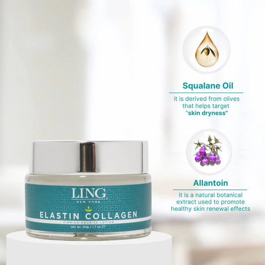 LING ELASTIN COLLAGEN FIRMING NOURISH LOTION - 50 ML.