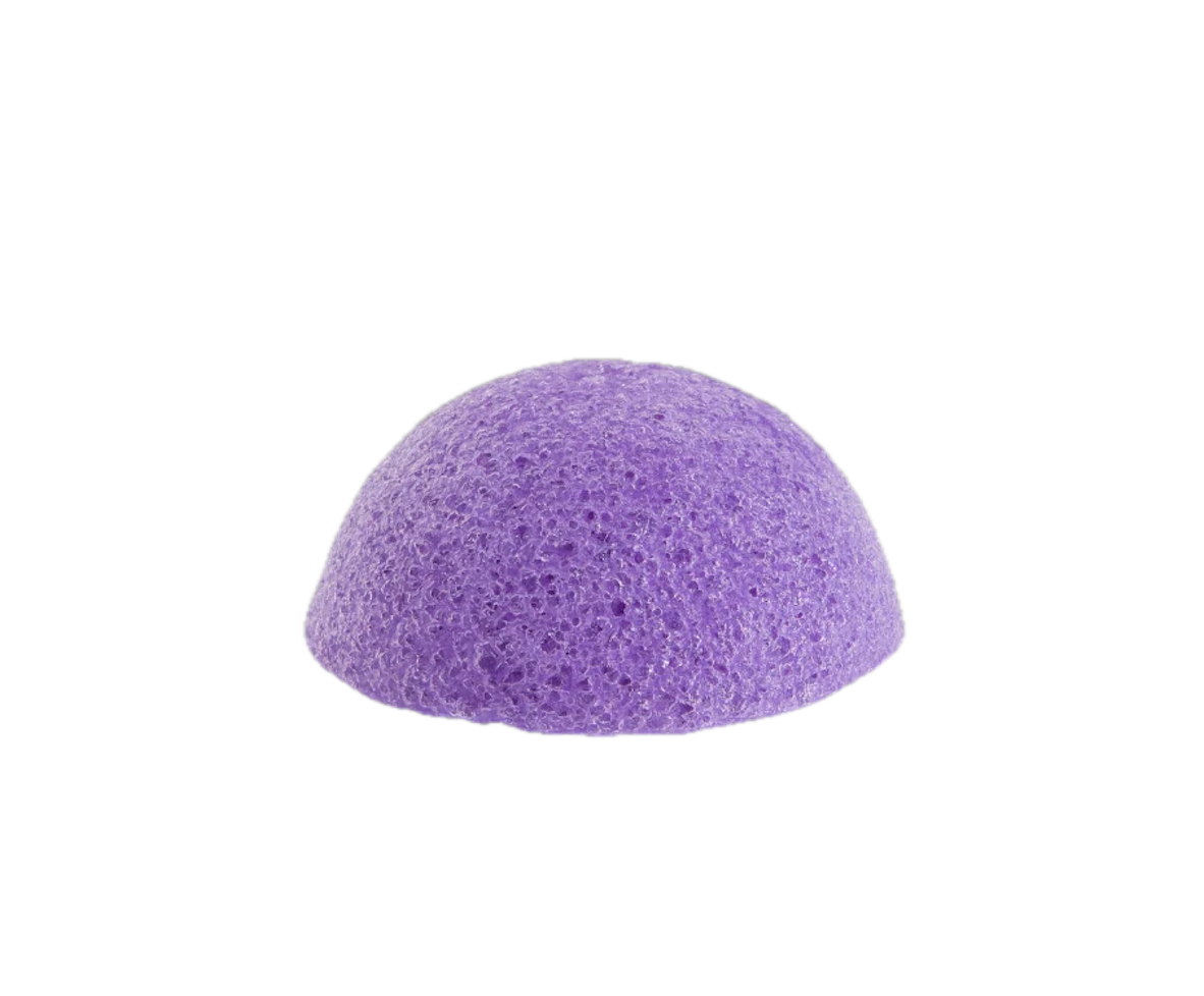 Organic Konjac Svamp Lavender - Sart, rød & stresset hud