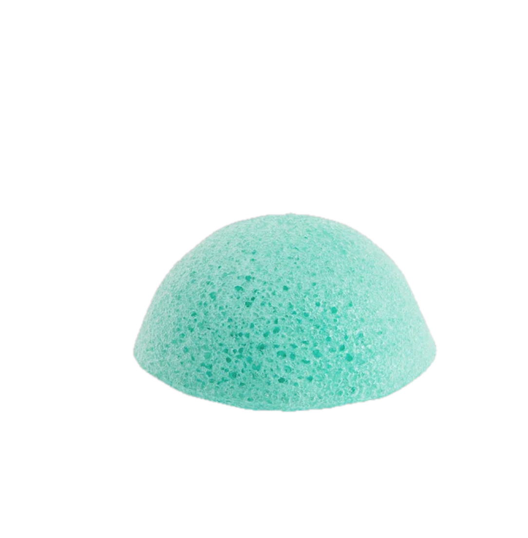 Organic Konjac Svamp Peppermint - Fedtet hud