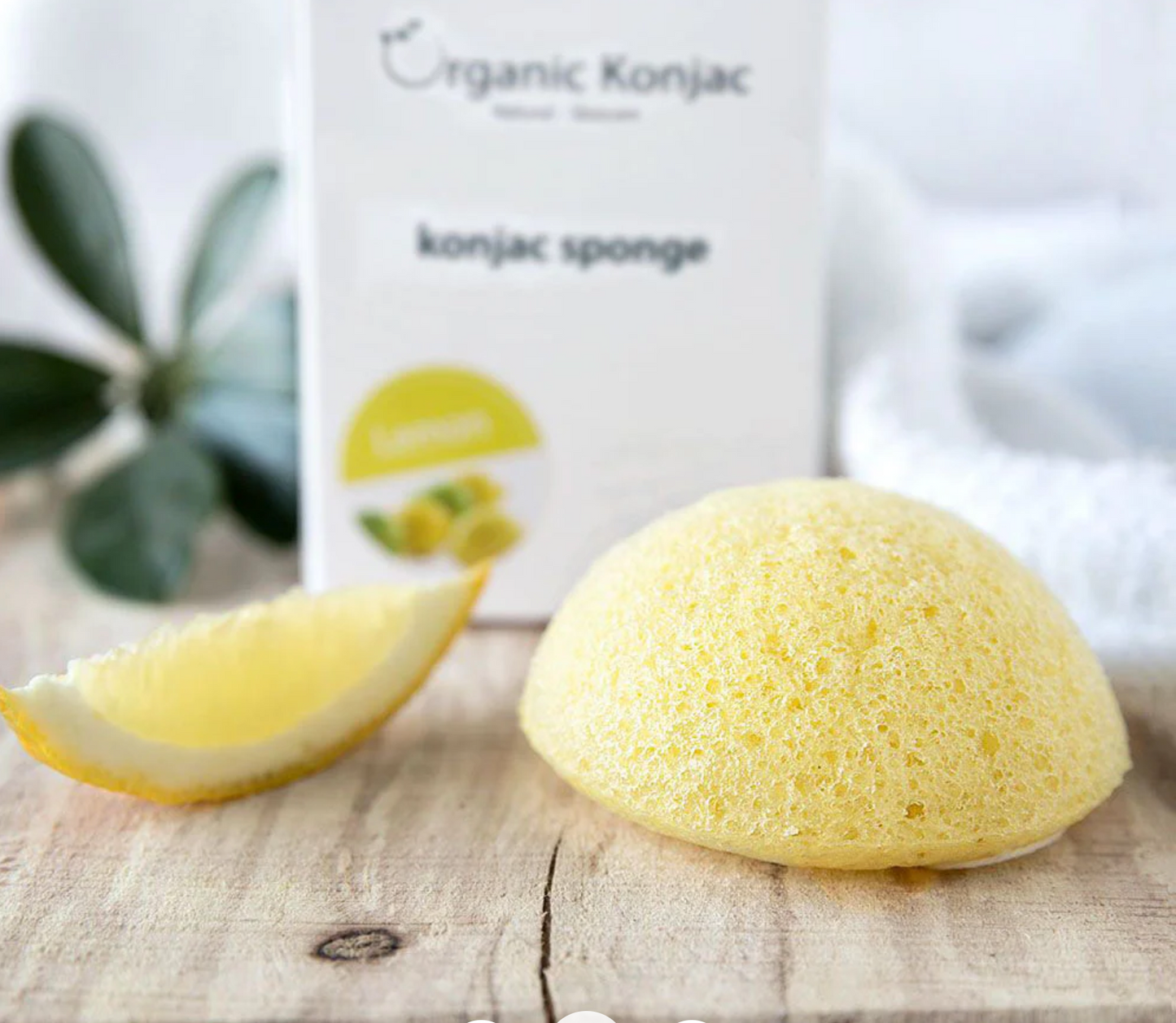 Organic Konjac Svamp Lemon - Mod pigmentforandringer