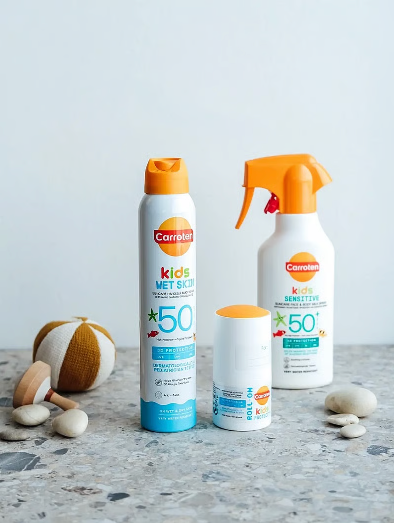 Carroten Dry Mist SPF 50 Kids Wet/Dry - Solbeskyttelse til børn - 200ml.