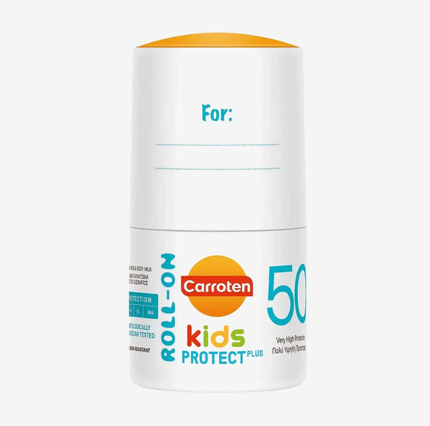 Carroten Roll-On KIDS Protect SPF 50+ - Solbeskyttelse til børn - 50ml.