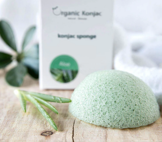 Organic Konjac Svamp Aloe Vera - Tør hud