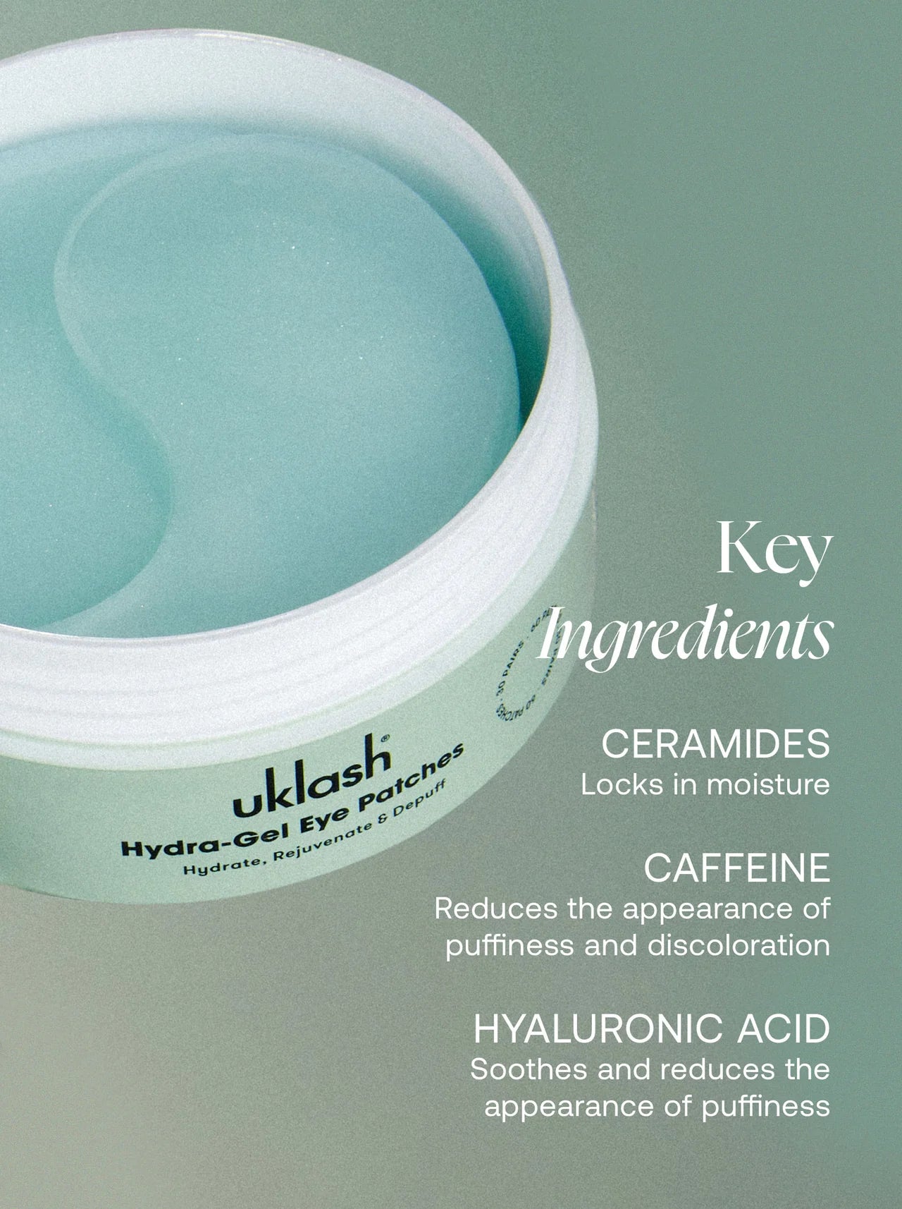 UKLASH Hydra-Gel Eye Patches - 60 stk.