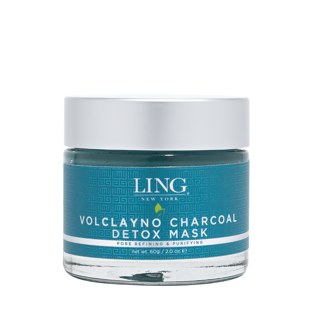 LING VOLCLAYNO CHARCOAL DETOX MASK - 60 ML.