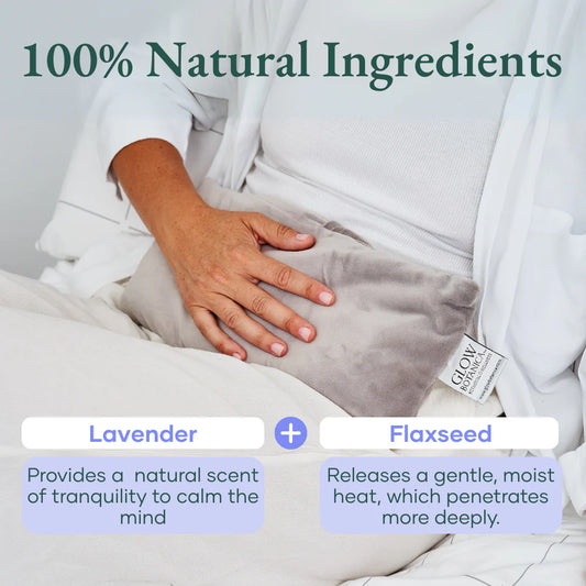 GLOW - Naturlig Hørfrø & Lavendel Pude