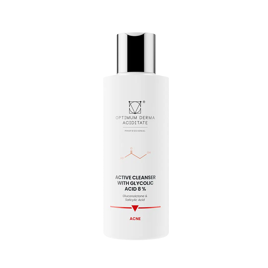 Optimum Derma Aciditate Active Cleanser With Glycolic Acid, 8% - 200ml.