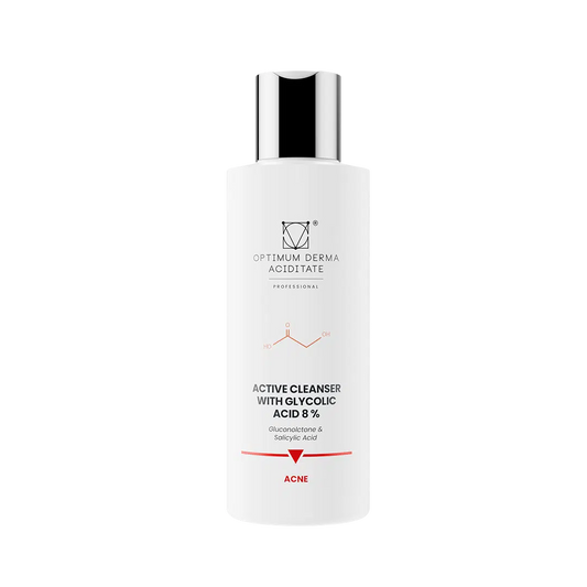 Optimum Derma Aciditate Active Cleanser With Glycolic Acid, 8% - 200ml.
