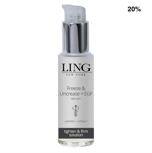 LING FREEZE & UNCREASE + EGF SERUM 30 ML.