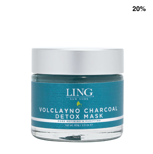 LING VOLCLAYNO CHARCOAL DETOX MASK - 60 ML.
