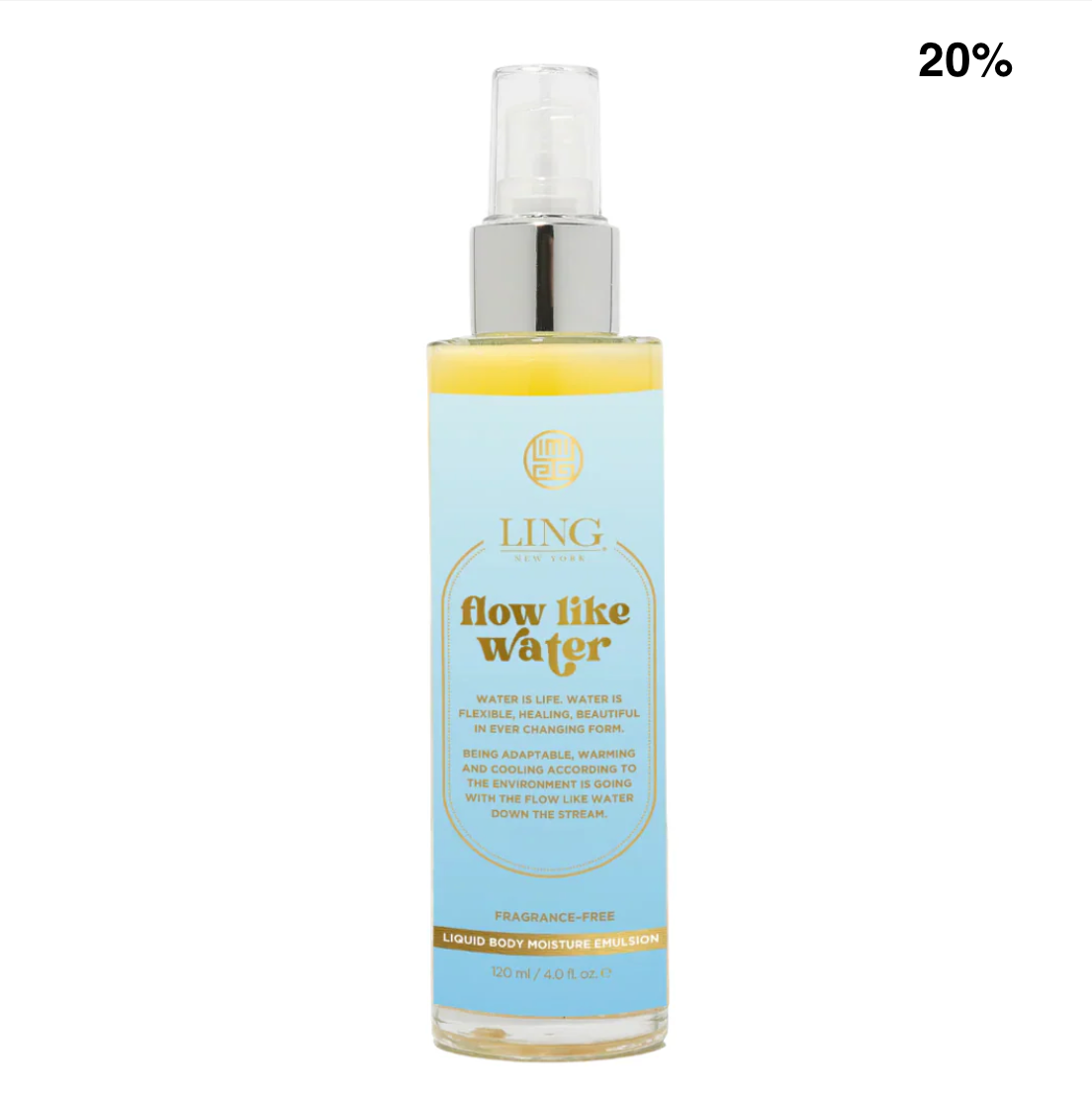 Ling Flow Like Water (Liquid Body Moisturizer) – 120 ml