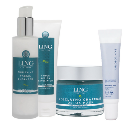 Ling Skincare Sæt - Tilstoppede Porer Bundle
