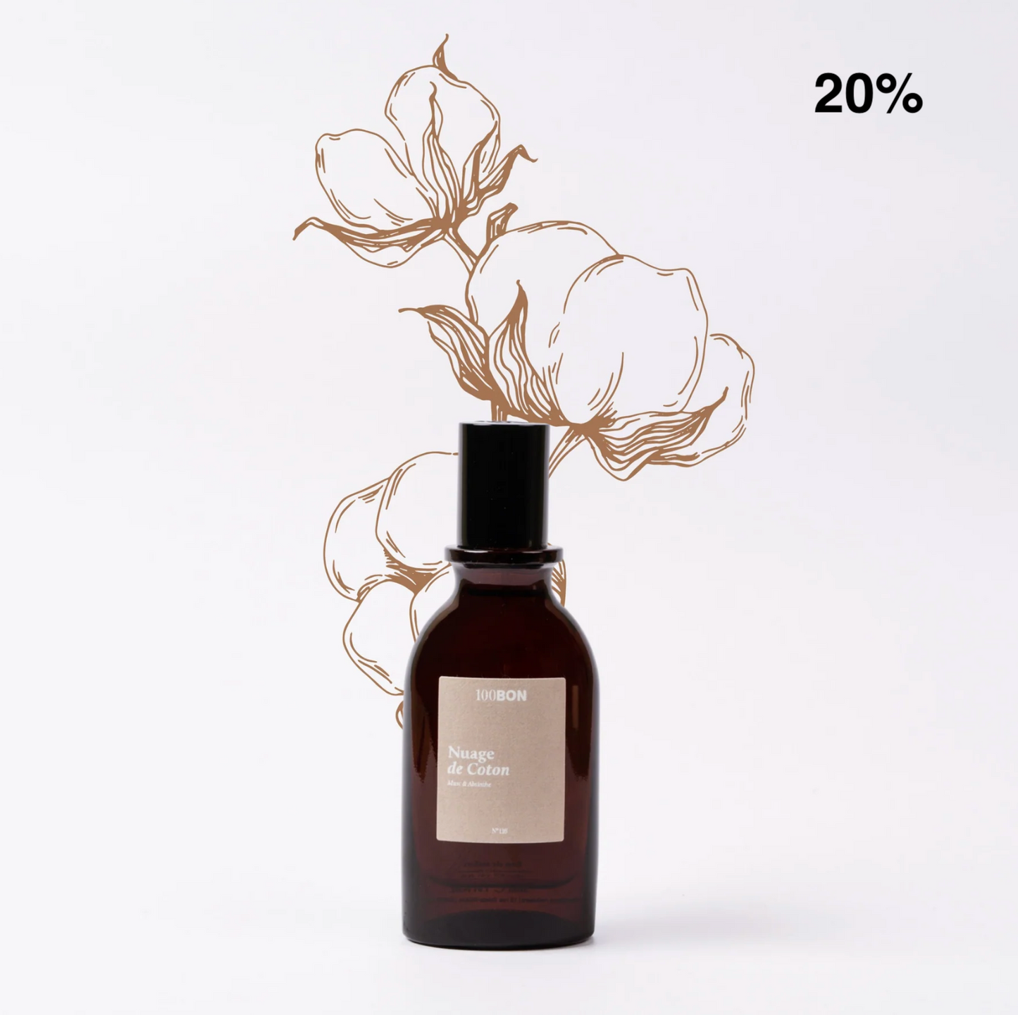100BON - Nuage de Coton – Musc & Iris  - 30 ml. (Unisex)