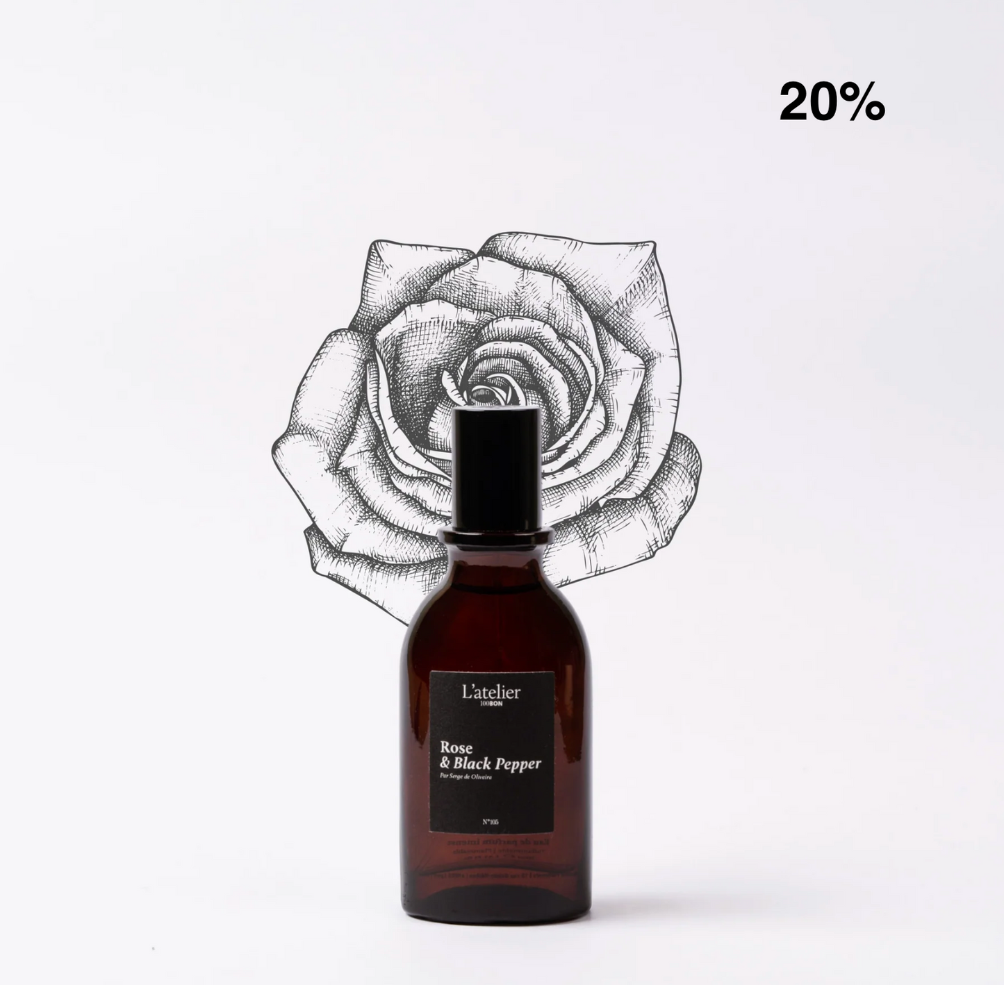 100BON - Rose & Black Pepper - 30 ml. (Unisex)