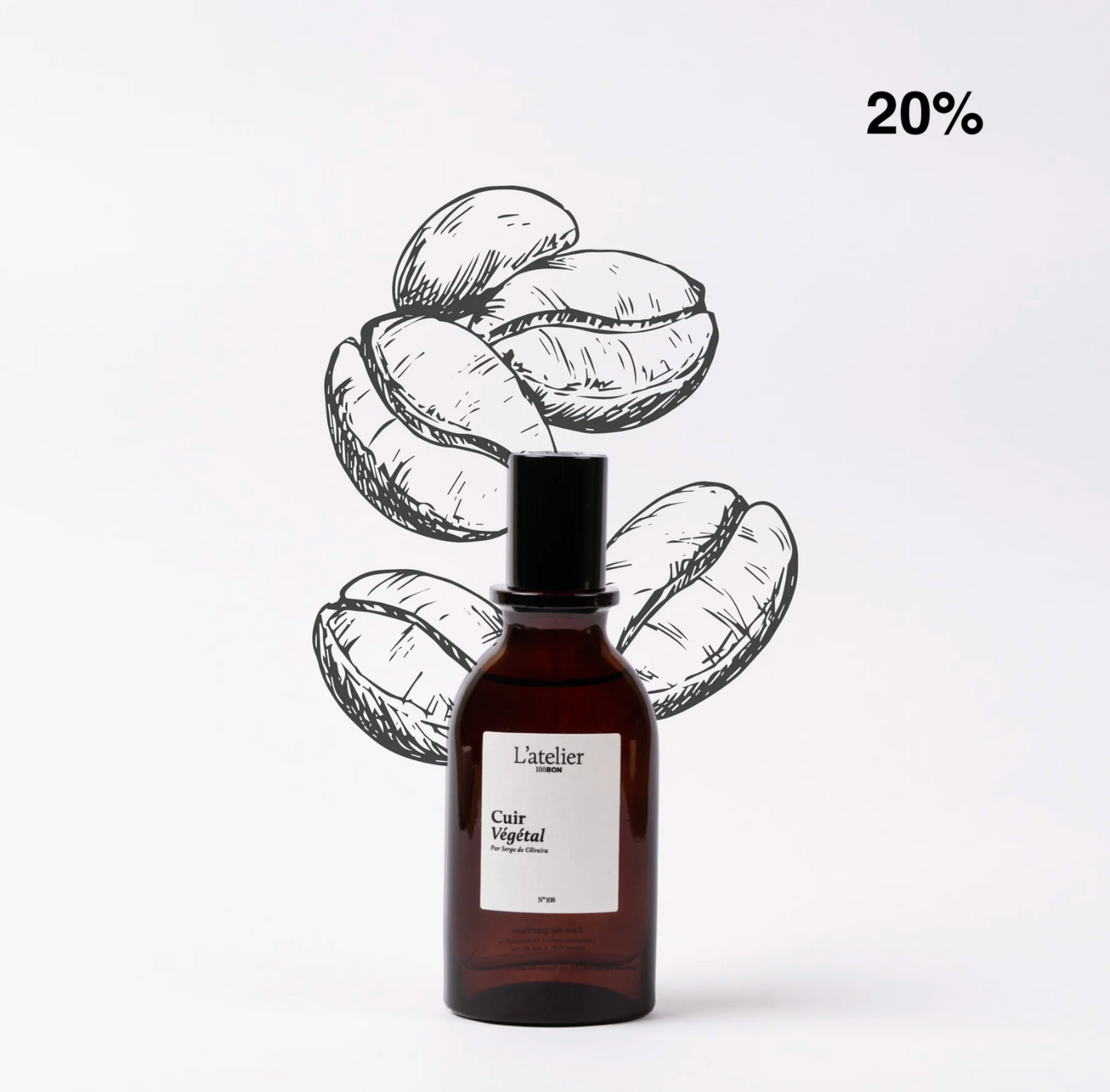 100BON - Cuir Végétal - 30 ml. (Unisex)