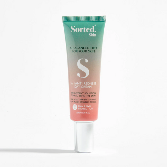 Sorted Skin 5 in 1 Anti-Redness Day Cream SPF 50 - 30ml.