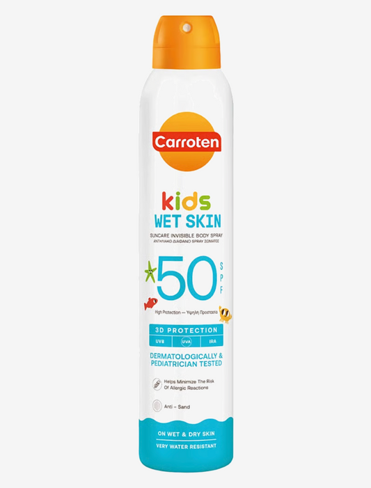 Carroten Dry Mist SPF 50 Kids Wet/Dry - Solbeskyttelse til børn - 200ml.