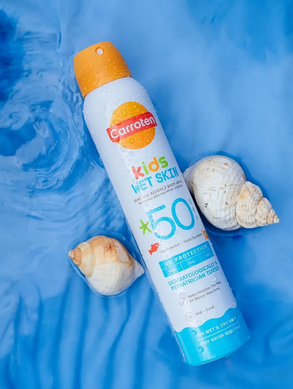Carroten Dry Mist SPF 50 Kids Wet/Dry - Solbeskyttelse til børn - 200ml.