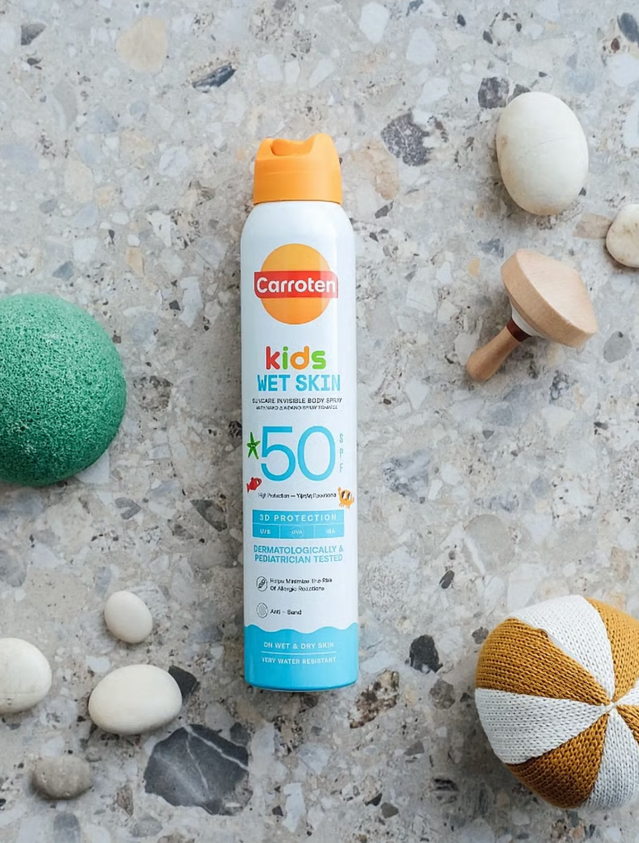 Carroten Dry Mist SPF 50 Kids Wet/Dry - Solbeskyttelse til børn - 200ml.