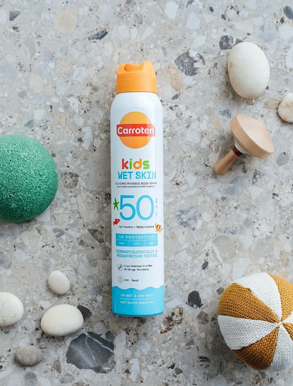 Carroten Dry Mist SPF 50 Kids Wet/Dry - Solbeskyttelse til børn - 200ml.