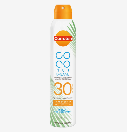 Carroten Suncare Dry Mist SPF 30 Kropspleje - 200ml.