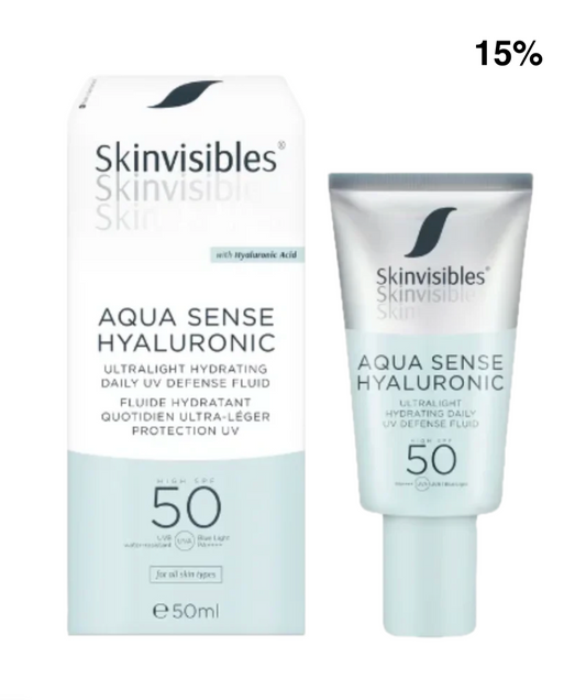 Skinvisibles - Aqua Sense Hyaluronic SPF50 - 50 ml.